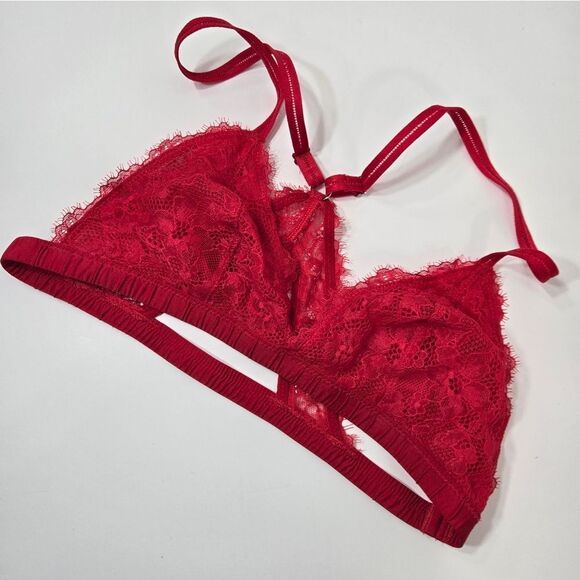 aerie red lace bra - Picture 1 of 12